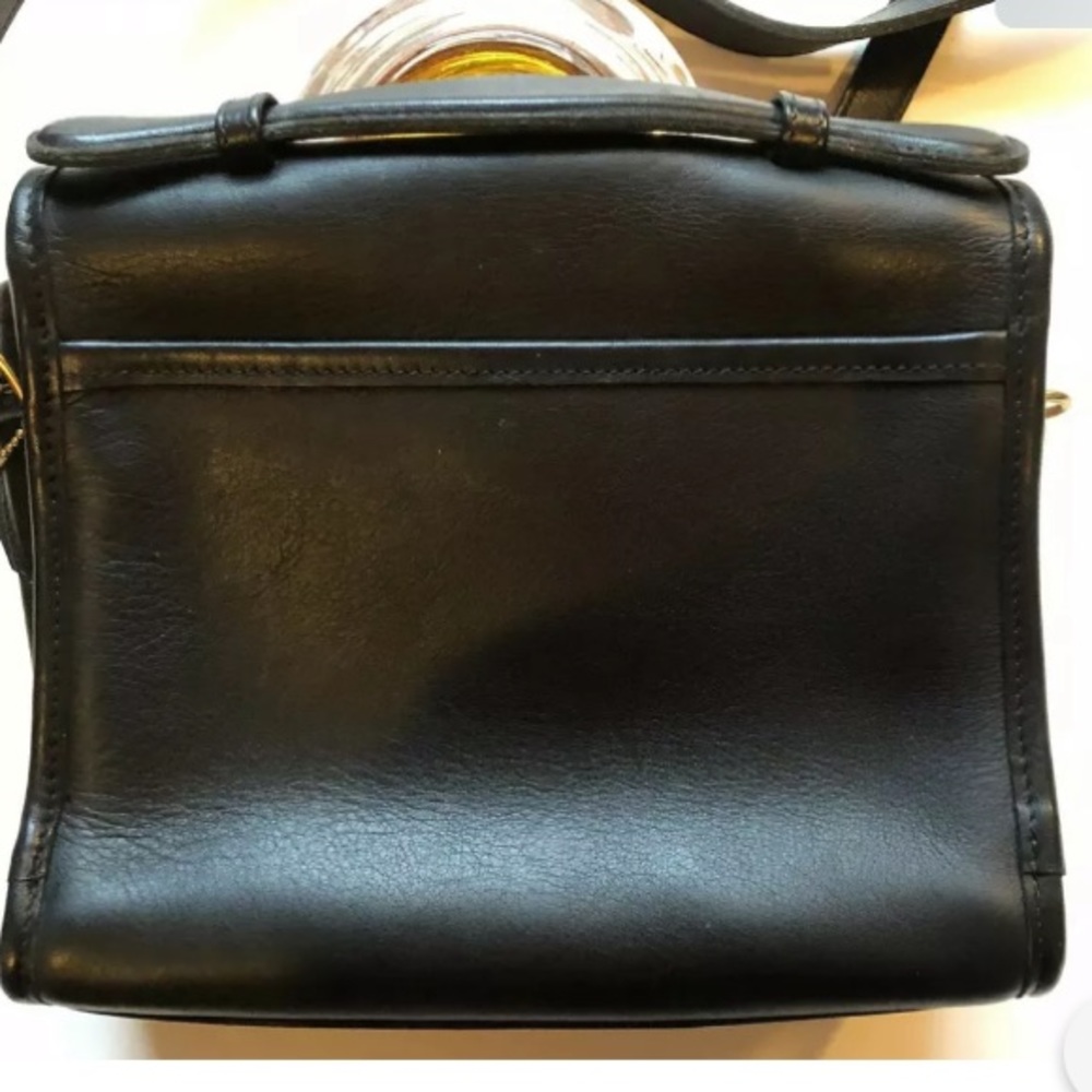 SOLD ON ANOTHER SITE - VTG Coach Court Bag  Black - Picture 2 of 11